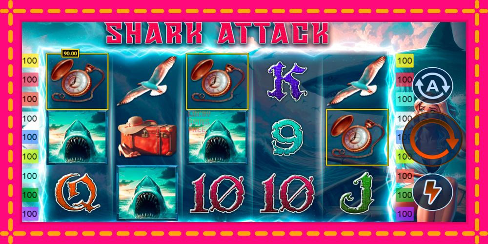 Shark Attack - thiết bị chơi game với phần thưởng độc đáo, hình ảnh 3