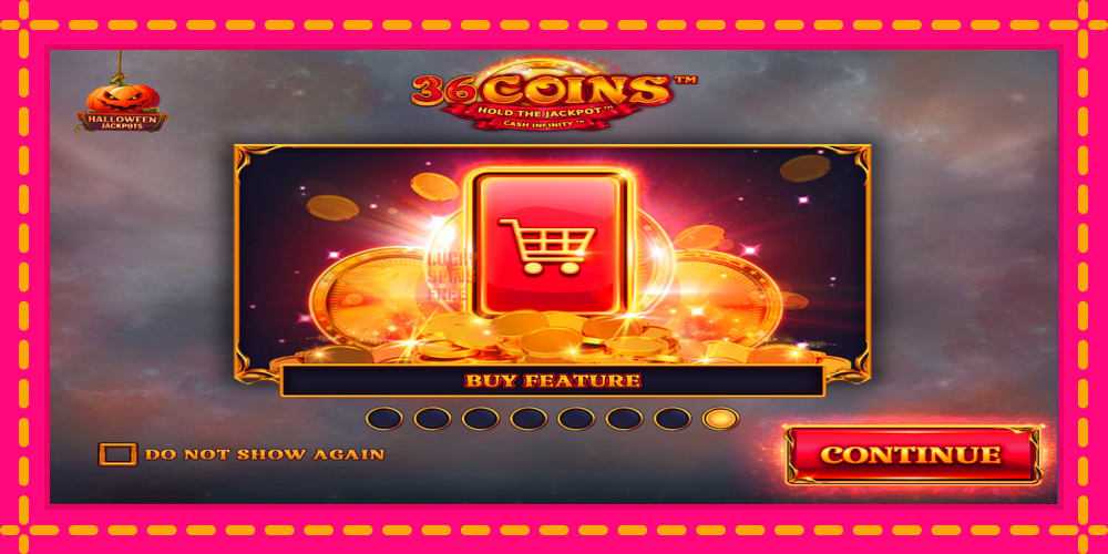 36 Coins Halloween Jackpots - thiết bị chơi game với phần thưởng độc đáo, hình ảnh 1