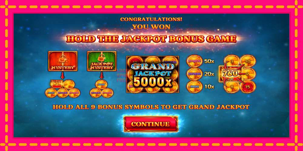 9 Coins Grand Diamond Edition Halloween Jackpots - thiết bị chơi game với phần thưởng độc đáo, hình ảnh 3