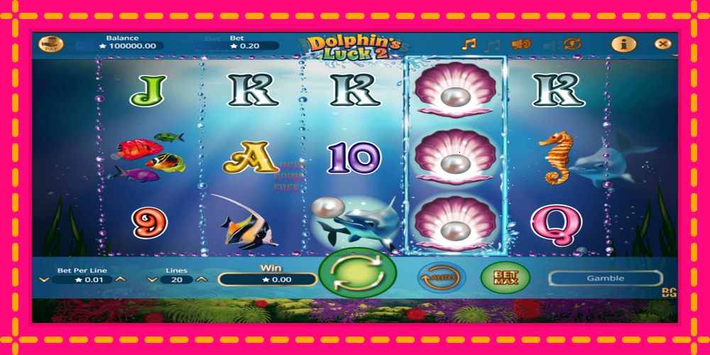 Dolphin’s Luck 2 - thiết bị chơi game với phần thưởng độc đáo, hình ảnh 1