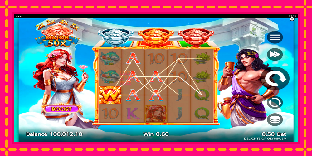 Delights of Olympus - thiết bị chơi game với phần thưởng độc đáo, hình ảnh 3