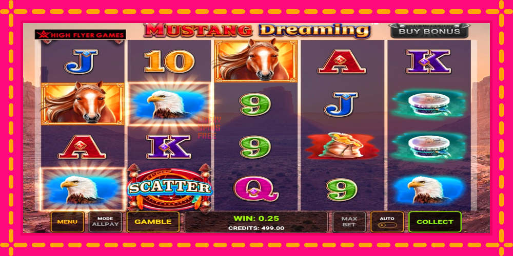 Mustang Dreaming - thiết bị chơi game với phần thưởng độc đáo, hình ảnh 2