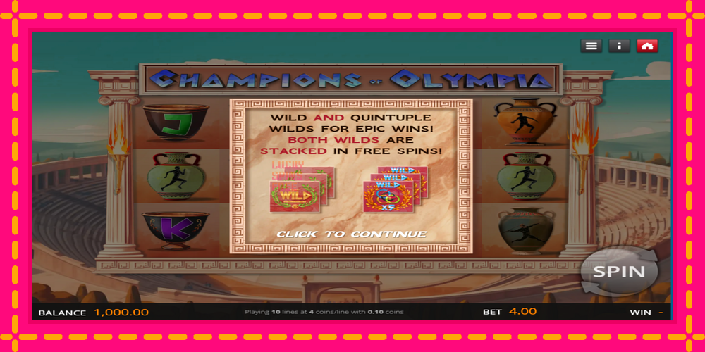 Champions of Olympia - thiết bị chơi game với phần thưởng độc đáo, hình ảnh 1