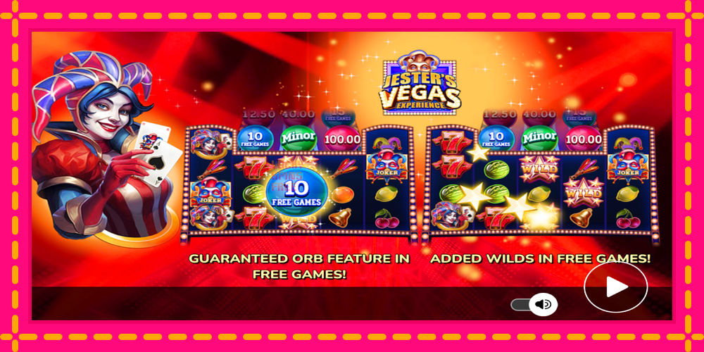 Jesters Vegas Experience - thiết bị chơi game với phần thưởng độc đáo, hình ảnh 1