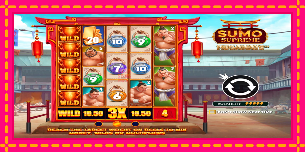 Sumo Supreme Megaways - thiết bị chơi game với phần thưởng độc đáo, hình ảnh 1