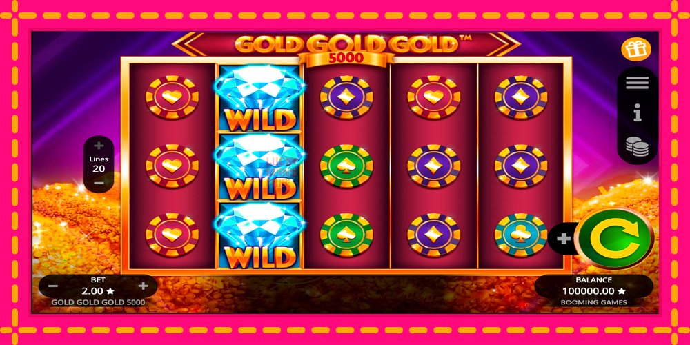 Gold Gold Gold 5000 - thiết bị chơi game với phần thưởng độc đáo, hình ảnh 1