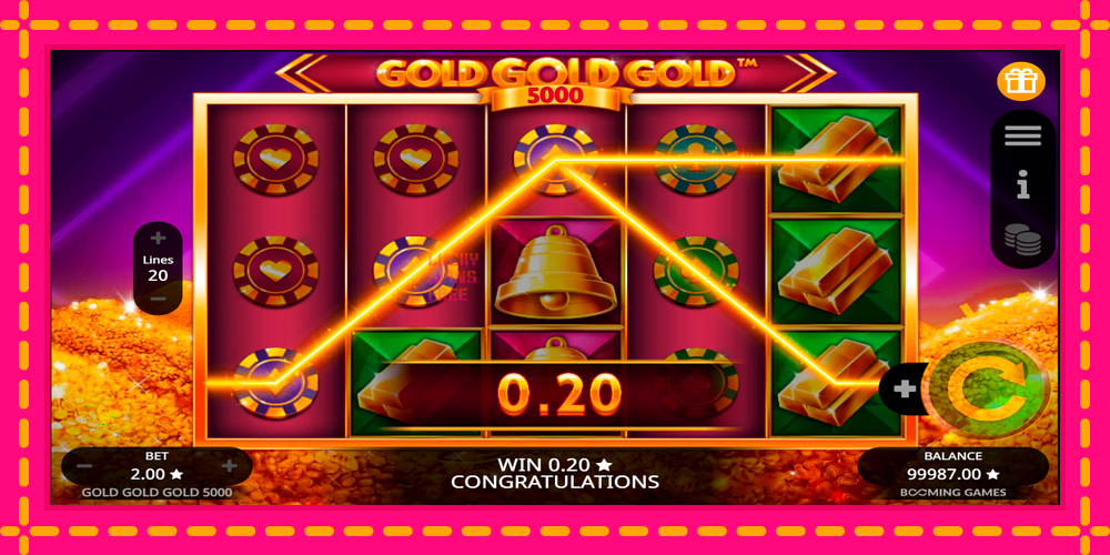 Gold Gold Gold 5000 - thiết bị chơi game với phần thưởng độc đáo, hình ảnh 3