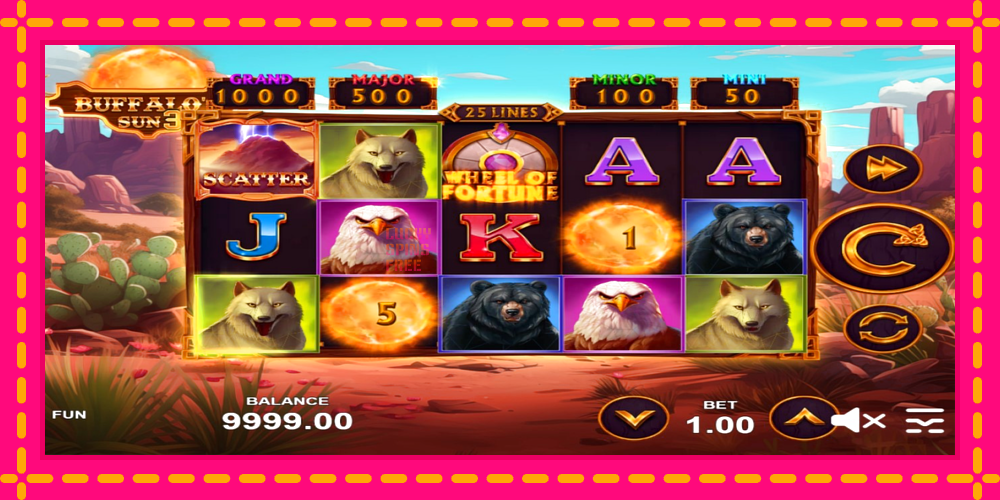 Buffalos Sun 3 - thiết bị chơi game với phần thưởng độc đáo, hình ảnh 2