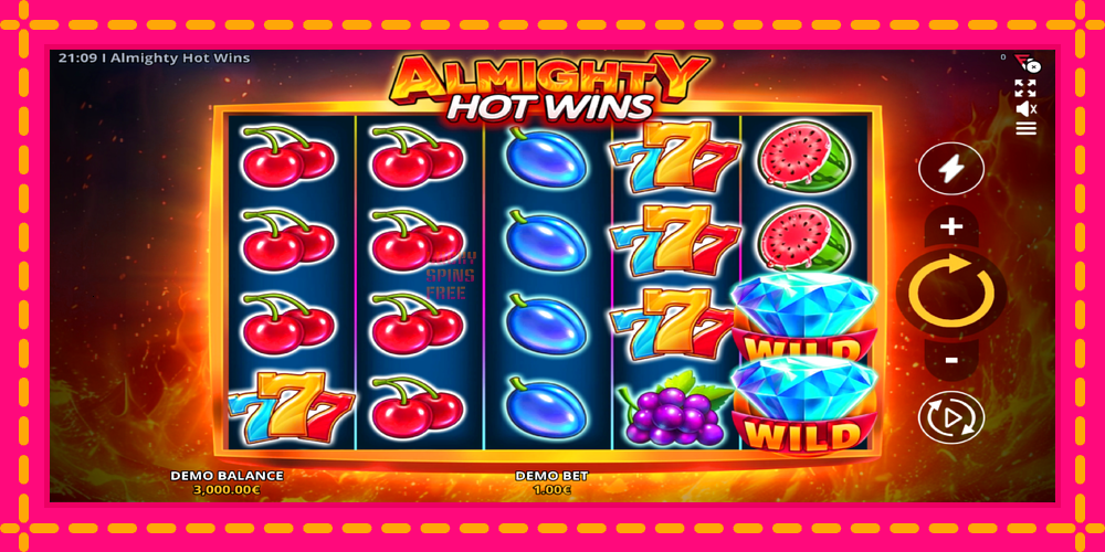 Almighty Hot Wins - thiết bị chơi game với phần thưởng độc đáo, hình ảnh 1