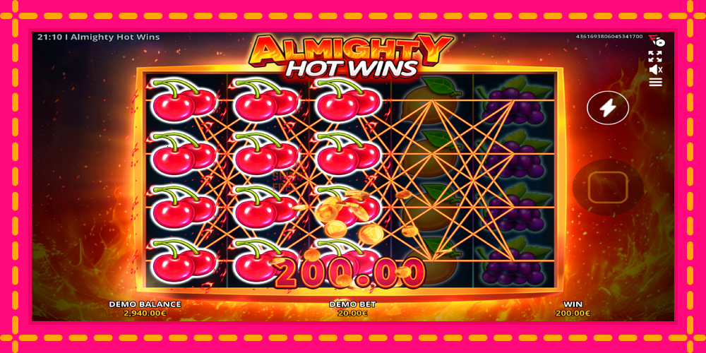 Almighty Hot Wins - thiết bị chơi game với phần thưởng độc đáo, hình ảnh 2