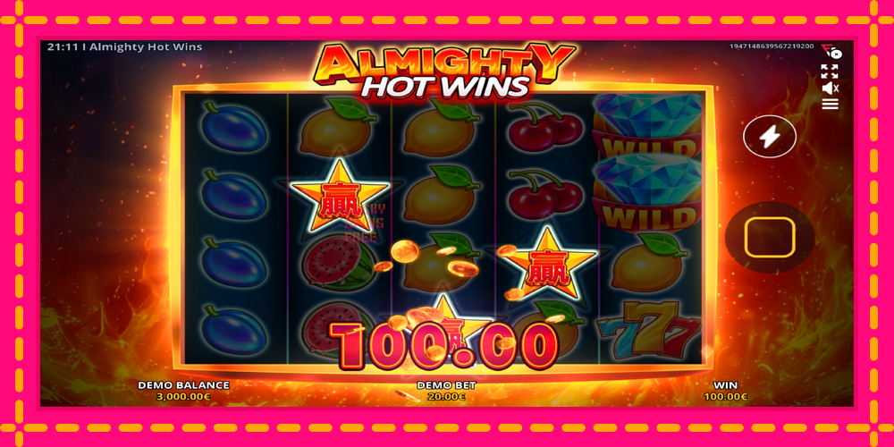 Almighty Hot Wins - thiết bị chơi game với phần thưởng độc đáo, hình ảnh 3