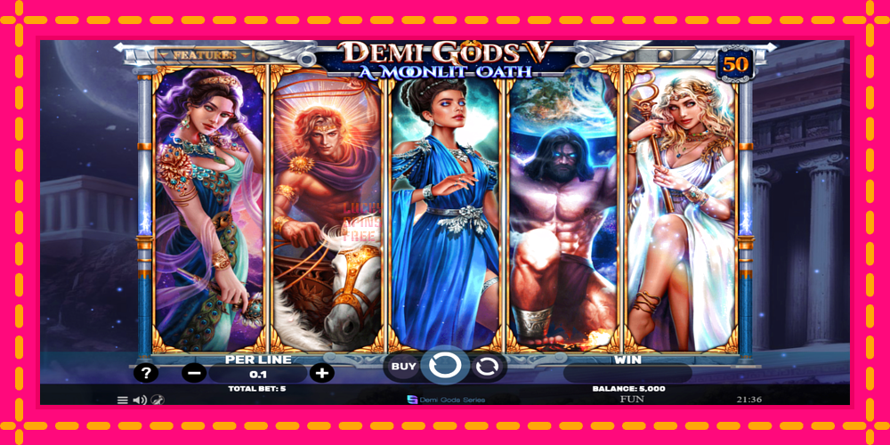 Demi Gods V – A Moonlit Oath - thiết bị chơi game với phần thưởng độc đáo, hình ảnh 2