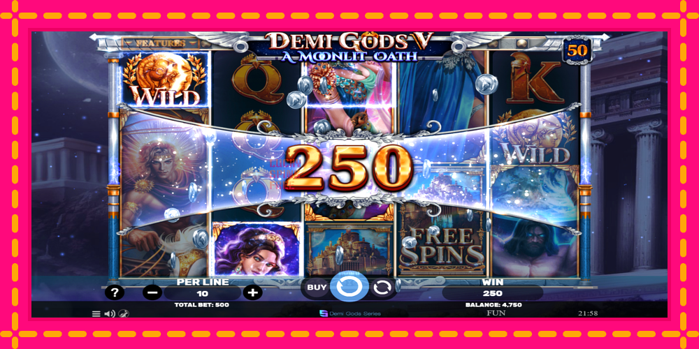 Demi Gods V – A Moonlit Oath - thiết bị chơi game với phần thưởng độc đáo, hình ảnh 3