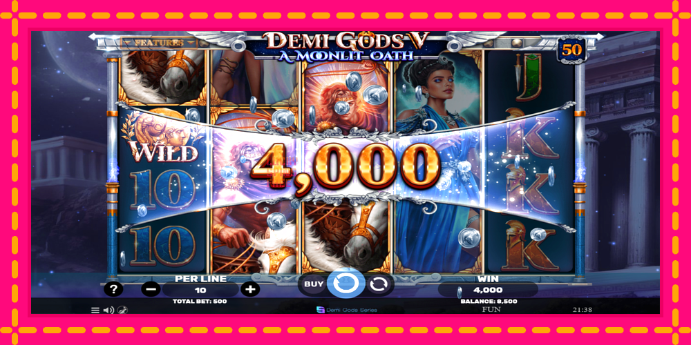 Demi Gods V – A Moonlit Oath - thiết bị chơi game với phần thưởng độc đáo, hình ảnh 4