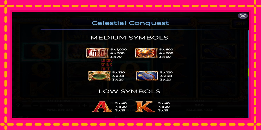 Celestial Conquest - thiết bị chơi game với phần thưởng độc đáo, hình ảnh 6