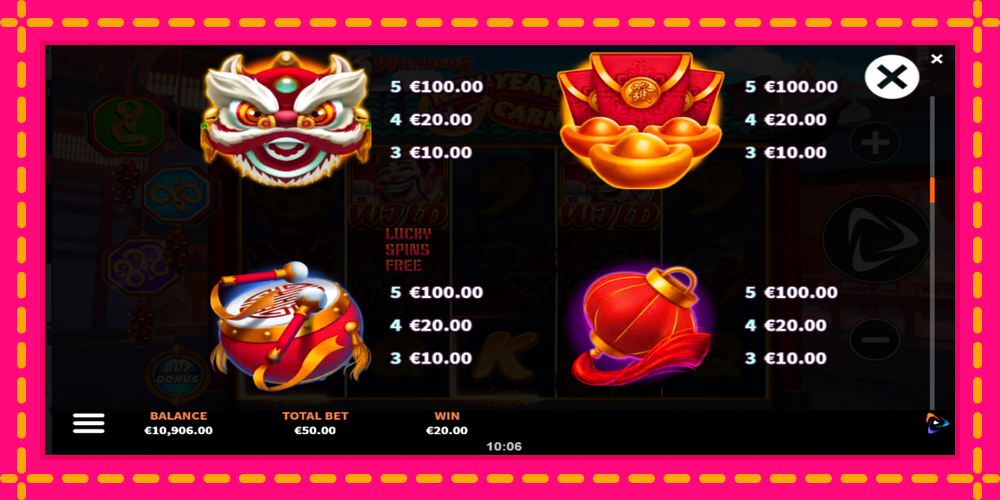 3 Wonders New Year Carnival - thiết bị chơi game với phần thưởng độc đáo, hình ảnh 6