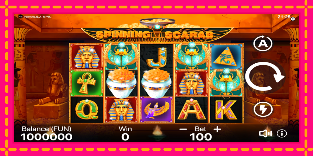 Spinning Scarab - thiết bị chơi game với phần thưởng độc đáo, hình ảnh 2