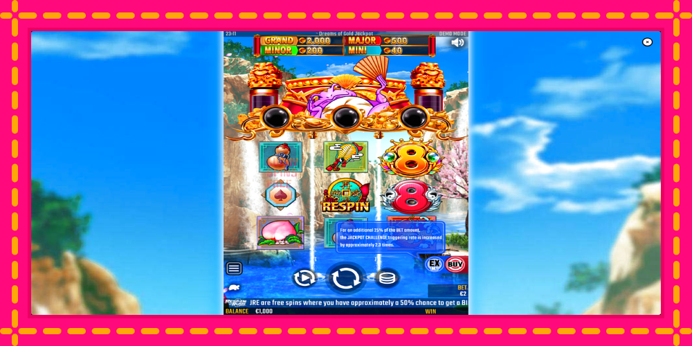 Dreams of Gold Jackpot - thiết bị chơi game với phần thưởng độc đáo, hình ảnh 2