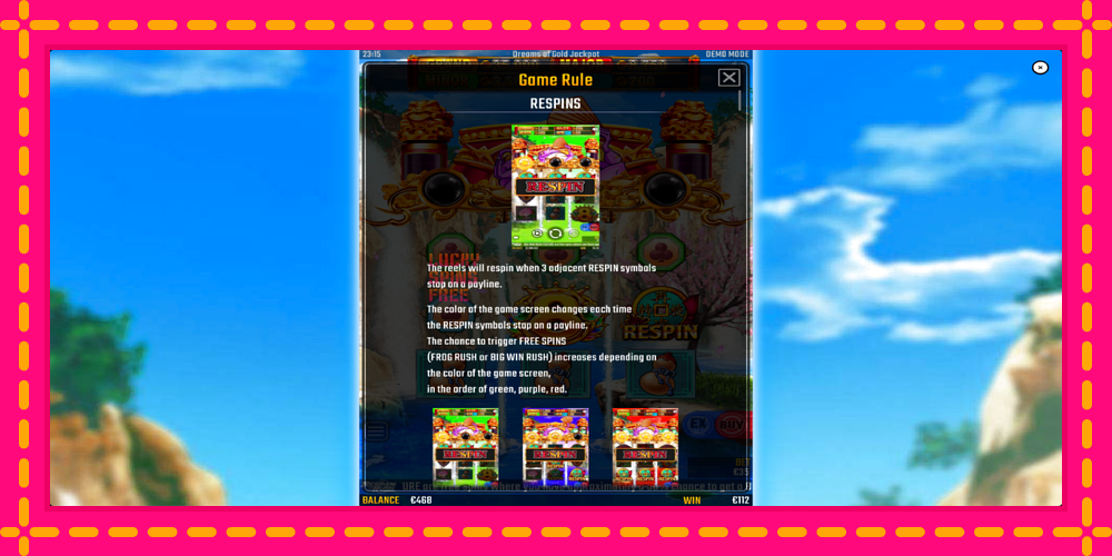 Dreams of Gold Jackpot - thiết bị chơi game với phần thưởng độc đáo, hình ảnh 5