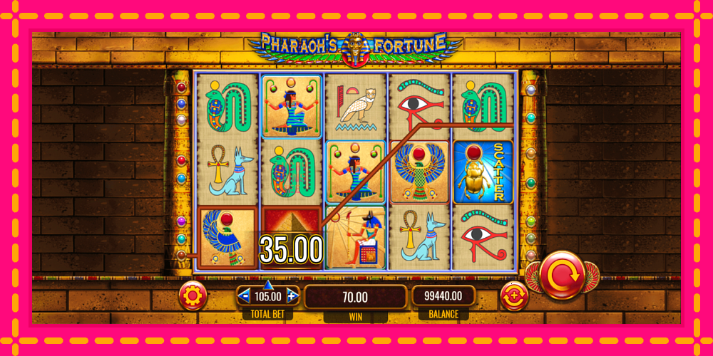 Pharaohs Fortune - thiết bị chơi game với phần thưởng độc đáo, hình ảnh 3