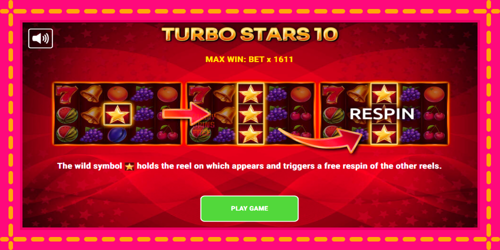 Turbo Stars 10 - thiết bị chơi game với phần thưởng độc đáo, hình ảnh 1