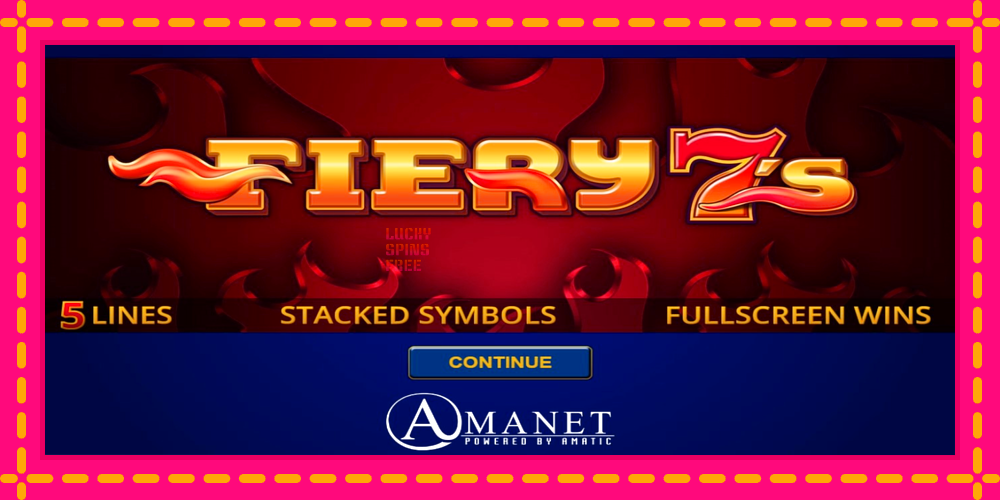 Fiery 7s - thiết bị chơi game với phần thưởng độc đáo, hình ảnh 1