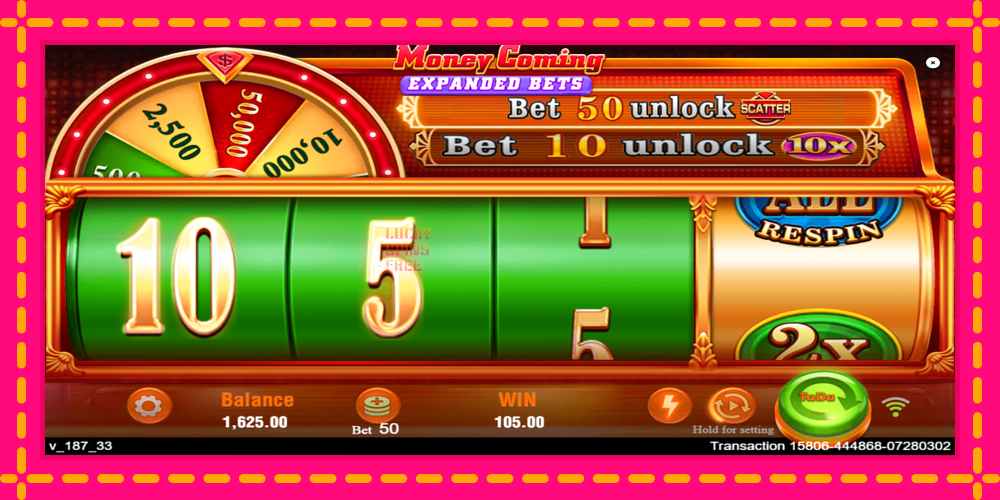 Money Coming 2 – Expanded Bets - thiết bị chơi game với phần thưởng độc đáo, hình ảnh 4