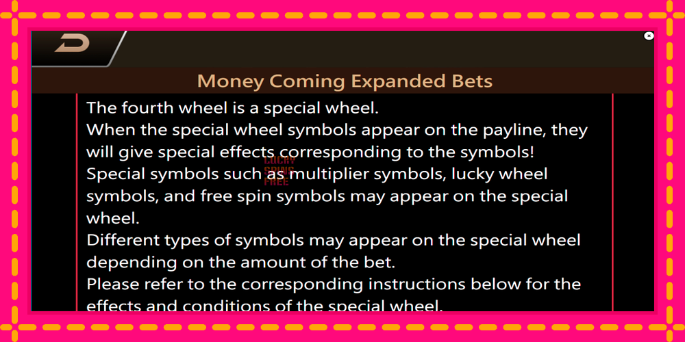 Money Coming 2 – Expanded Bets - thiết bị chơi game với phần thưởng độc đáo, hình ảnh 5