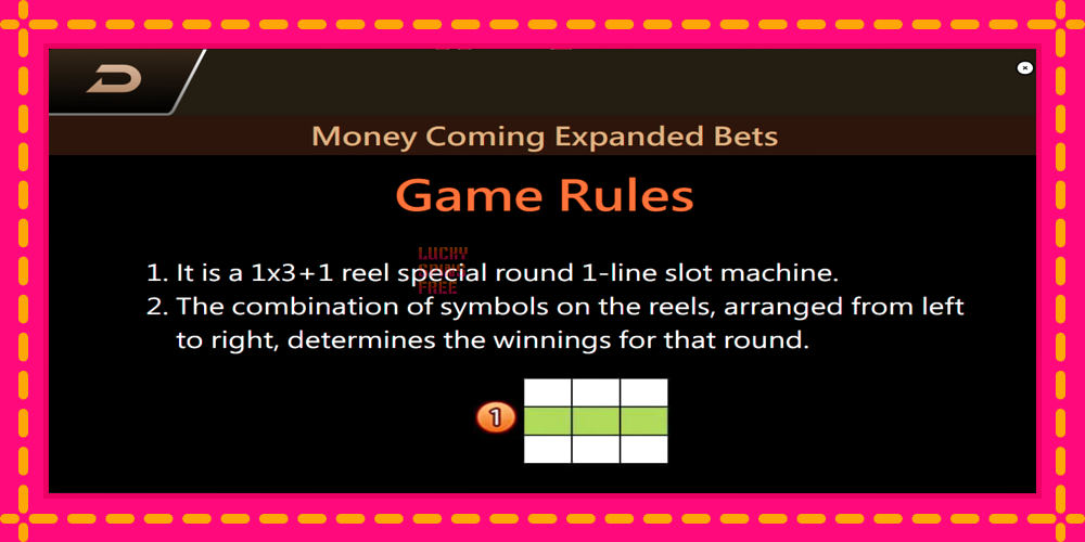 Money Coming 2 – Expanded Bets - thiết bị chơi game với phần thưởng độc đáo, hình ảnh 7