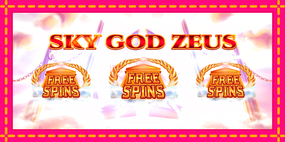 Sky God Zeus 3x3 - thiết bị chơi game với phần thưởng độc đáo, hình ảnh 1