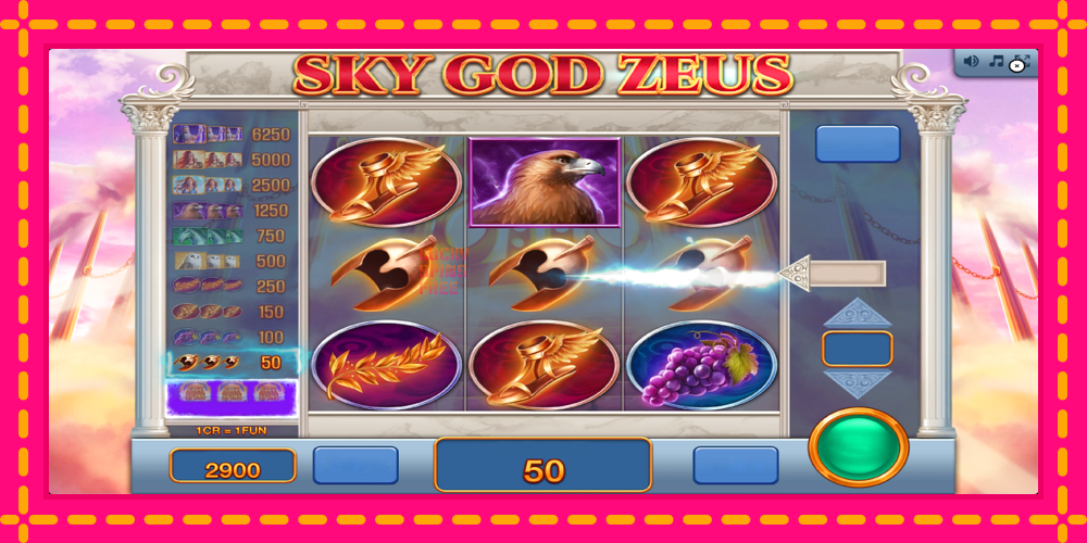 Sky God Zeus 3x3 - thiết bị chơi game với phần thưởng độc đáo, hình ảnh 4