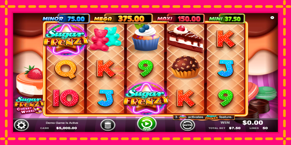 Sugar Frenzy Cherry Wheel - thiết bị chơi game với phần thưởng độc đáo, hình ảnh 1