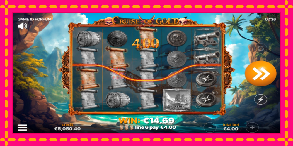 Cruise of Gold - thiết bị chơi game với phần thưởng độc đáo, hình ảnh 3