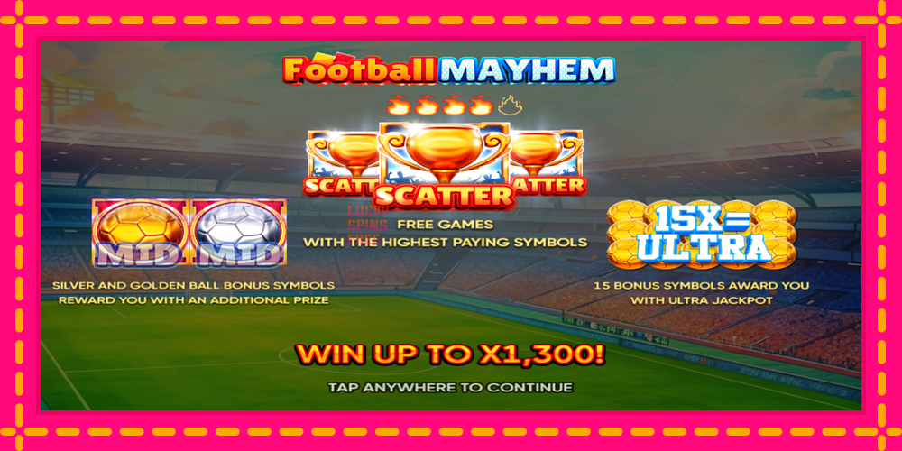 Football Mayhem - thiết bị chơi game với phần thưởng độc đáo, hình ảnh 1