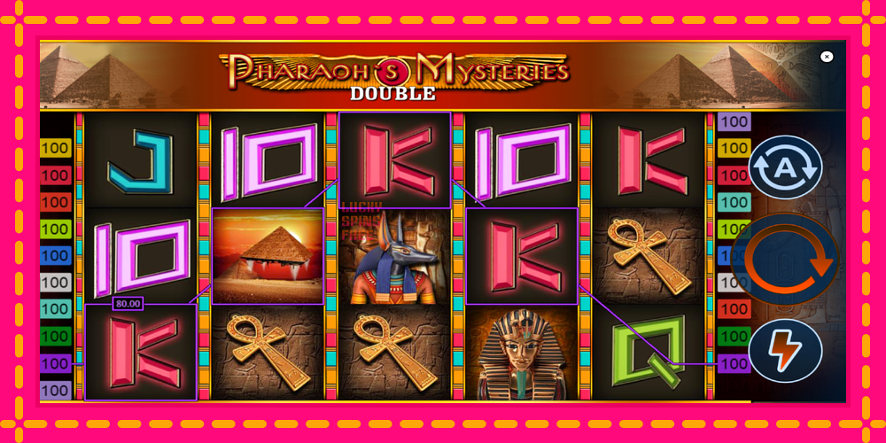 Pharaons Mysteries Double - thiết bị chơi game với phần thưởng độc đáo, hình ảnh 4