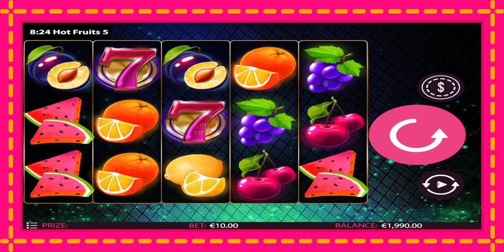 Hot Fruits 5 - thiết bị chơi game với phần thưởng độc đáo, hình ảnh 2