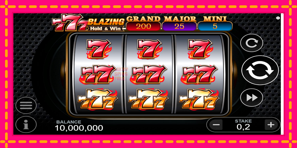 777 Blazing Hold & Win - thiết bị chơi game với phần thưởng độc đáo, hình ảnh 1