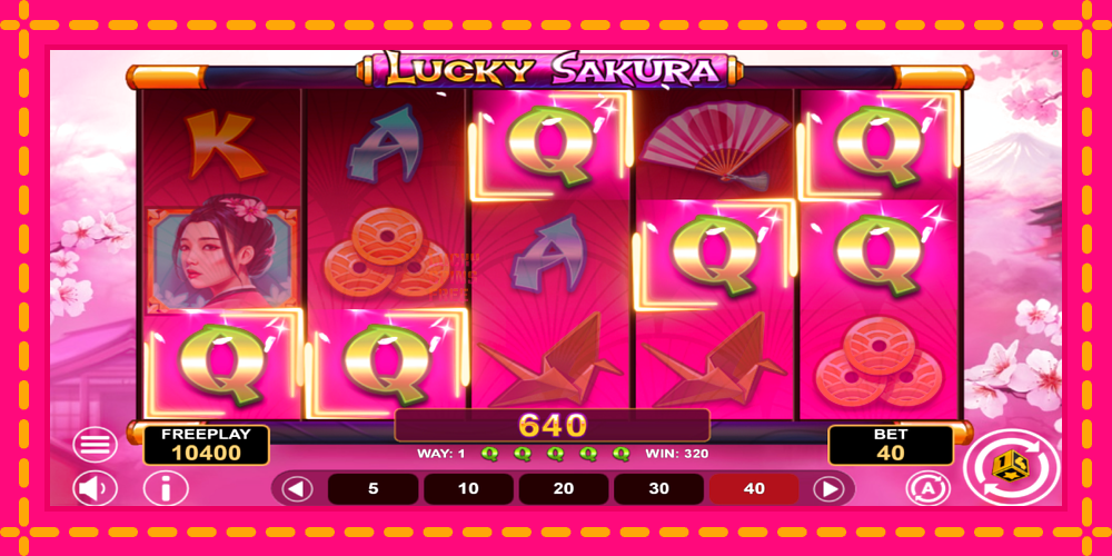 Lucky Sakura Win Spins - thiết bị chơi game với phần thưởng độc đáo, hình ảnh 3