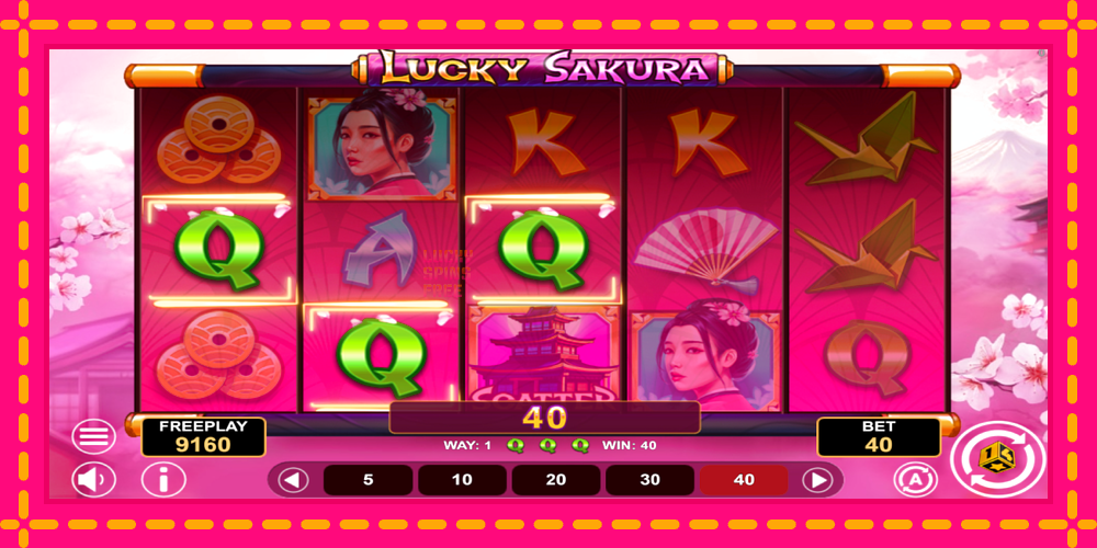 Lucky Sakura Win Spins - thiết bị chơi game với phần thưởng độc đáo, hình ảnh 4