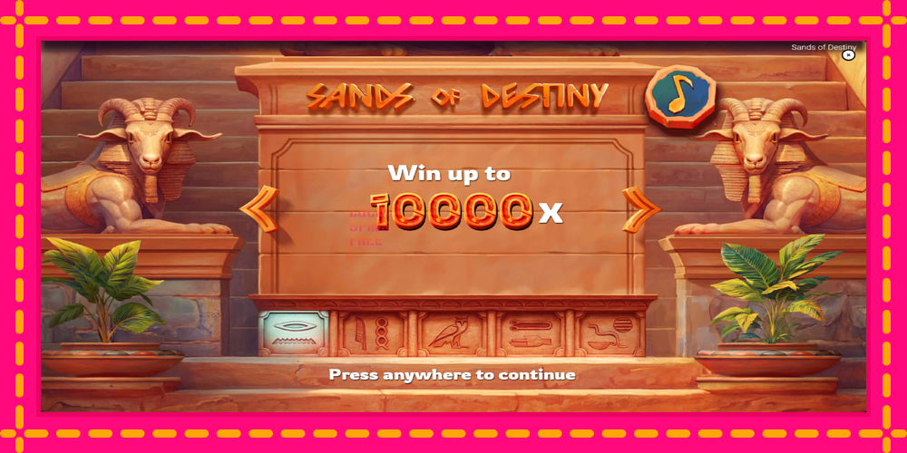 Sands of Destiny - thiết bị chơi game với phần thưởng độc đáo, hình ảnh 1