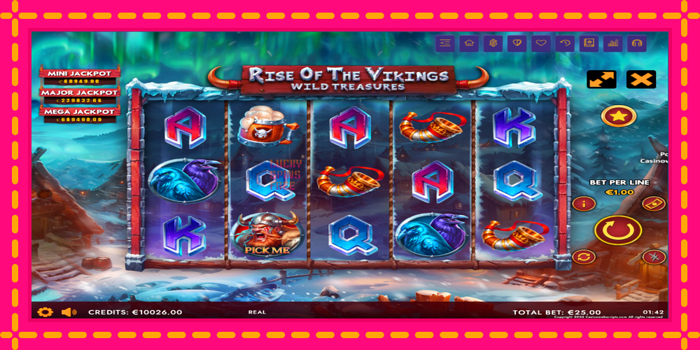 Rise of The Vikings - Wild Treasures - thiết bị chơi game với phần thưởng độc đáo, hình ảnh 2