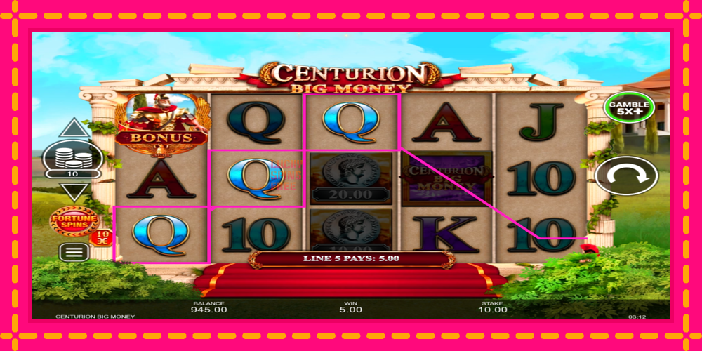 Centurion Big Money - thiết bị chơi game với phần thưởng độc đáo, hình ảnh 3