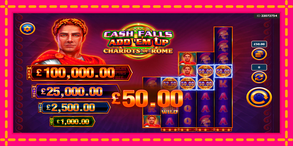 Cash Falls: Add Em Up Chariots of Rome - thiết bị chơi game với phần thưởng độc đáo, hình ảnh 3