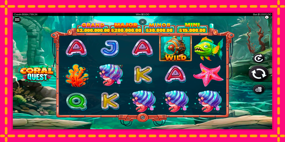 Coral Quest - thiết bị chơi game với phần thưởng độc đáo, hình ảnh 1