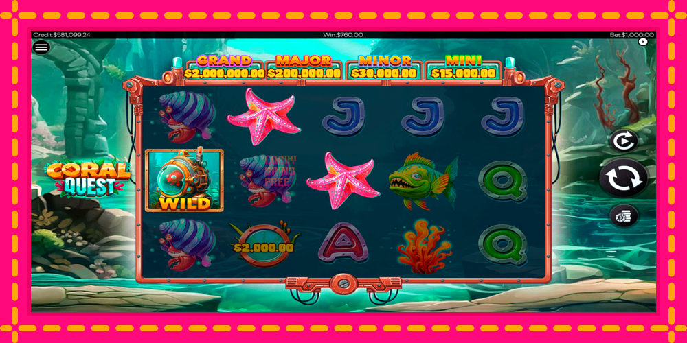 Coral Quest - thiết bị chơi game với phần thưởng độc đáo, hình ảnh 3