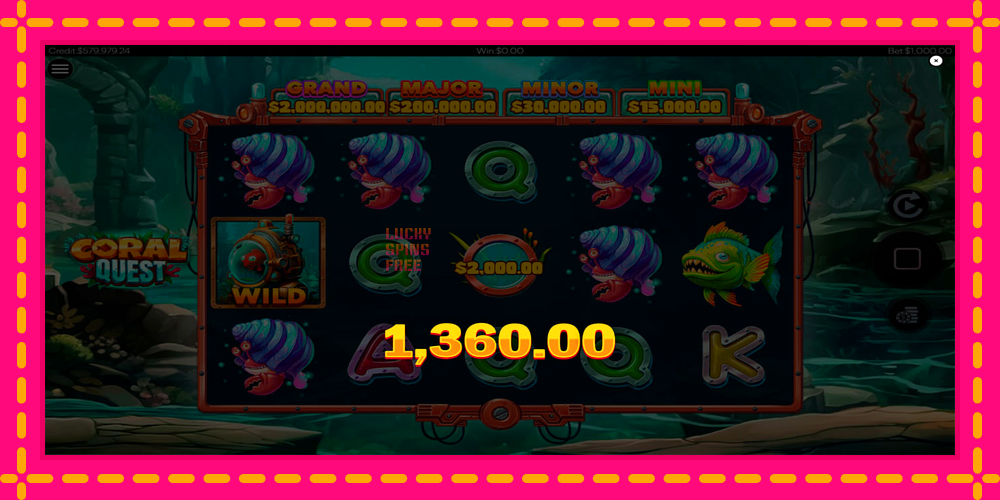 Coral Quest - thiết bị chơi game với phần thưởng độc đáo, hình ảnh 4