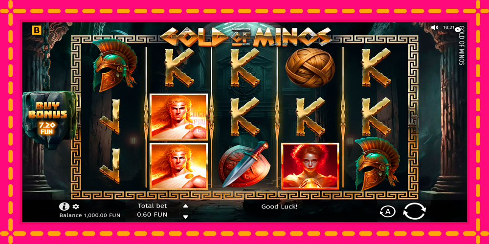 Gold of Minos - thiết bị chơi game với phần thưởng độc đáo, hình ảnh 1