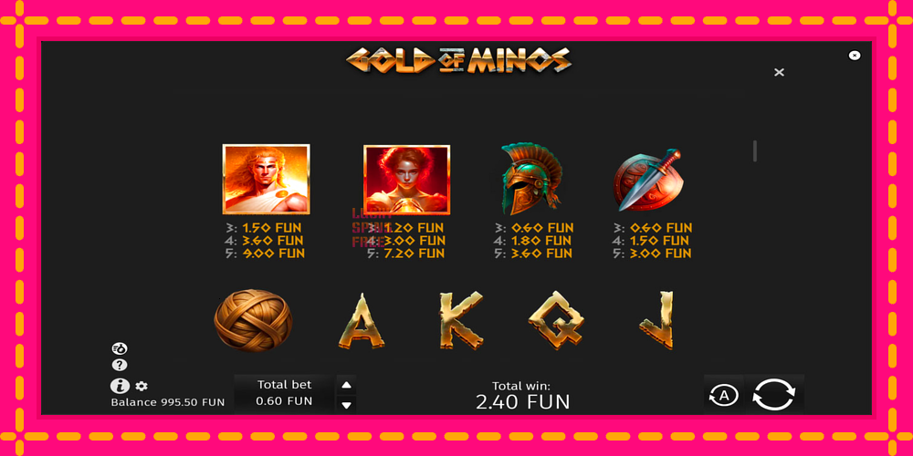 Gold of Minos - thiết bị chơi game với phần thưởng độc đáo, hình ảnh 6