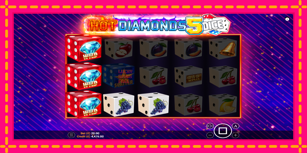 Hot Diamonds 5 Dice - thiết bị chơi game với phần thưởng độc đáo, hình ảnh 4