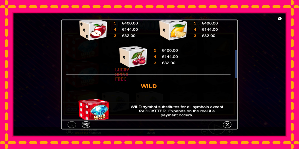 Hot Diamonds 5 Dice - thiết bị chơi game với phần thưởng độc đáo, hình ảnh 6